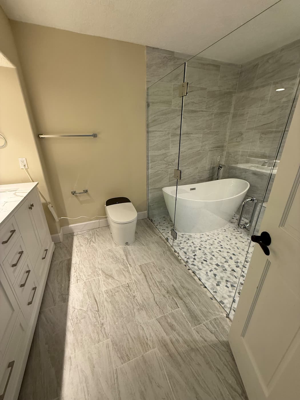 Adam's master bath after the remodel