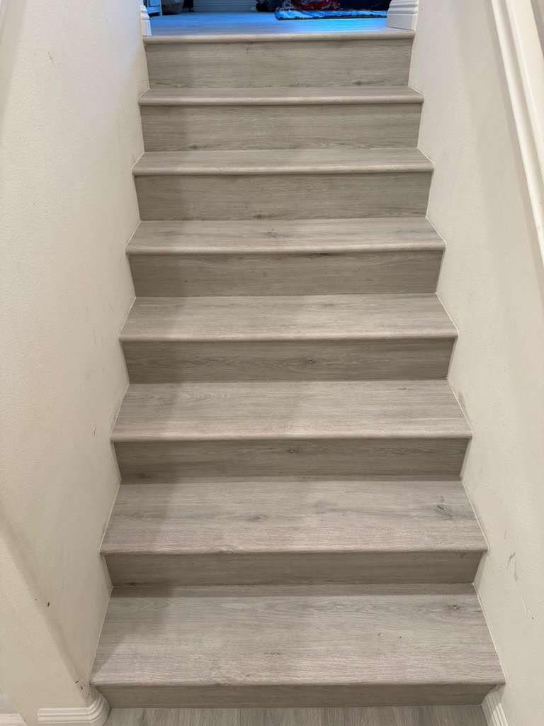 Beverly's flooring replacement after the remodel