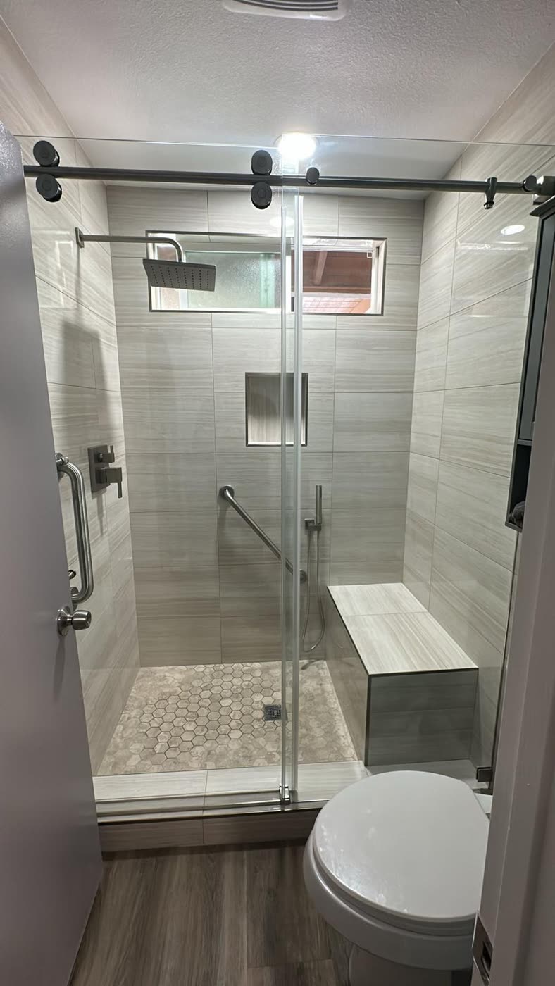 Julia's bathroom after the remodel