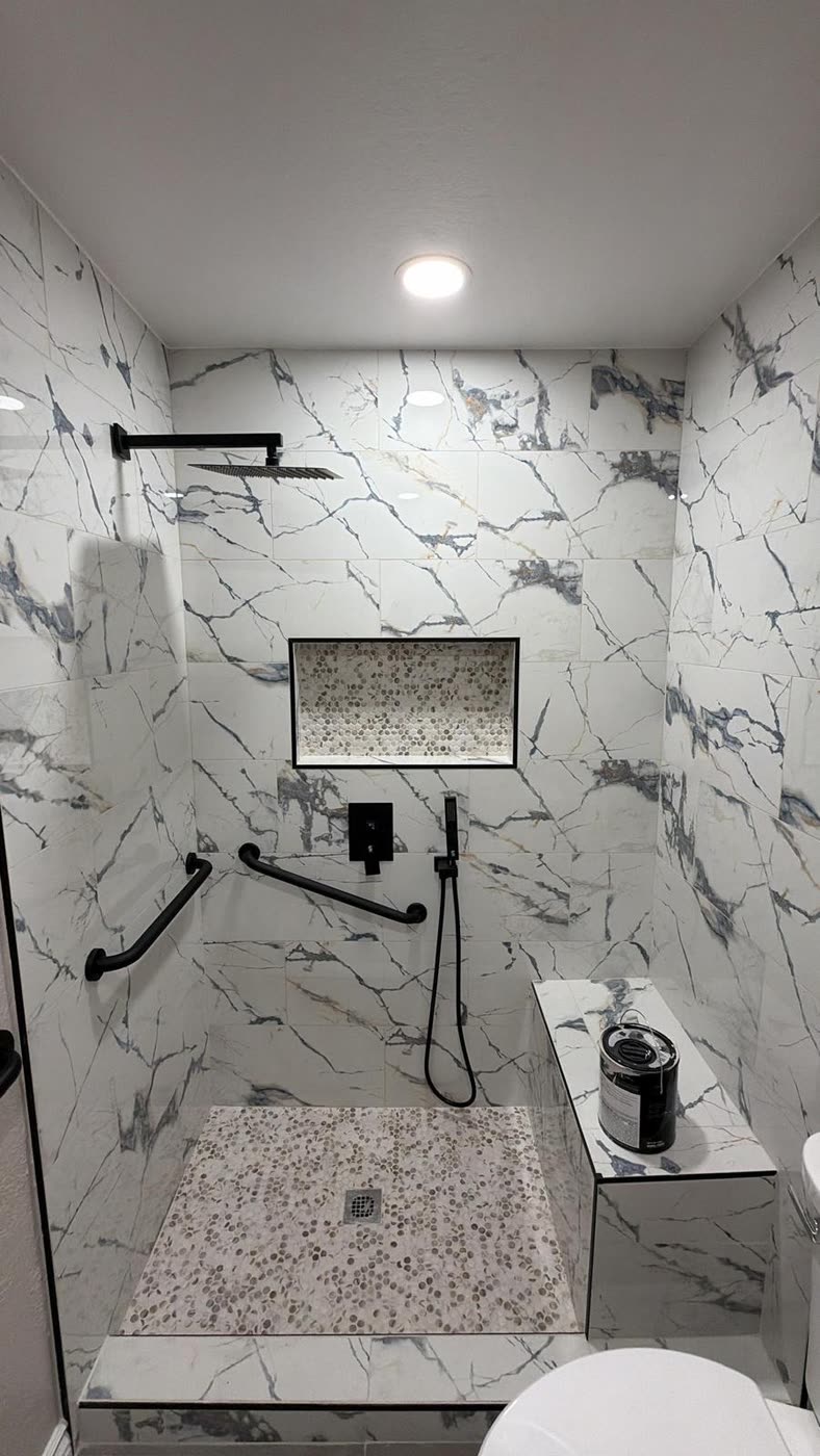 Shirley's bathroom after the remodel
